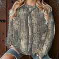 thumbnail image 4 of CLOISE No Hoodie Womens Sweatshirts Plus Size Crew Neck Tops Camouflage Long Sleeve Pullover Oversized Outfits Clothes, 4 of 8