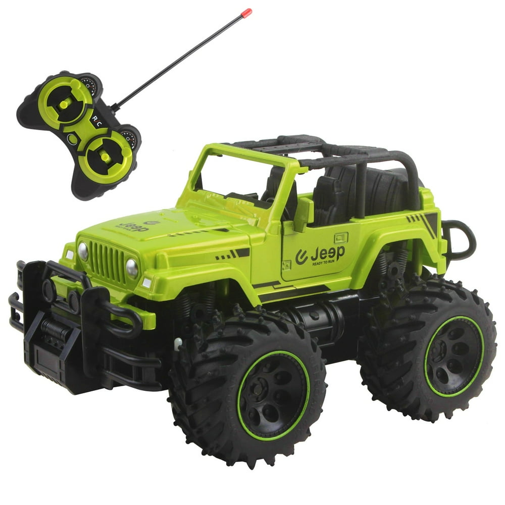 Vokodo RC Truck 10” 116 Scale Size Jeep With Big OffRoad Tires And