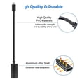thumbnail image 3 of Adaptador compatible de tipo C a HDMI 4kx2k 30Hz 1080P Teléfono PC Cable de TV (Negro), 3 of 9