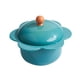 thumbnail image 4 of Tazón De Fideos Instantáneos En Forma De Girasol De Acero Inoxidable: Recipiente De Comida De Estilo Japonés con Tapa(Azul eléctrico), 4 of 12