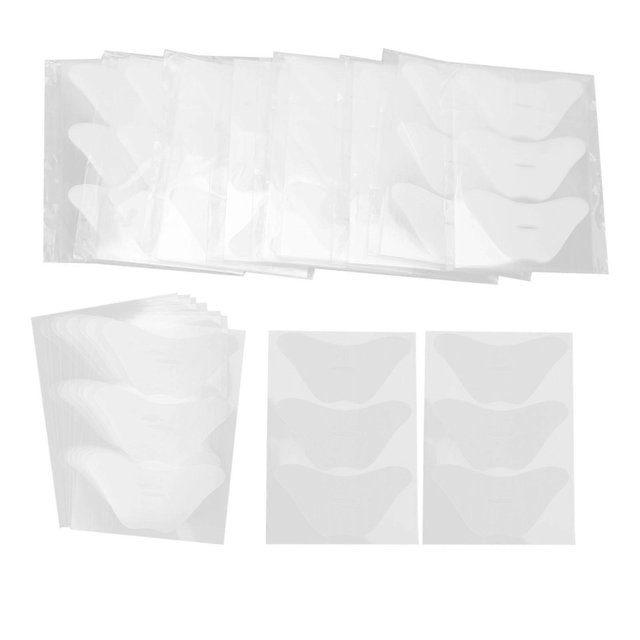Lot de 100 feuilles de ruban adhésif buccal microporeux en polyéthylène pour enfants et adultes, transparent, blanc