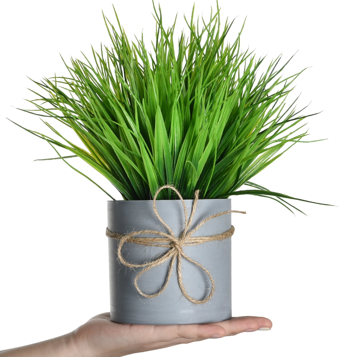 LONGRV Artificial Plants Small Fakes Plants Shrubs Potted Decorative