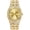 A Gold, variant on Luxury Men's Diamond Watch Octagonal Roman Numerals Dial Bling Hip Hop Quartz Wristwatch for Men Gold Silver Bracelet with Butterfly Clasp