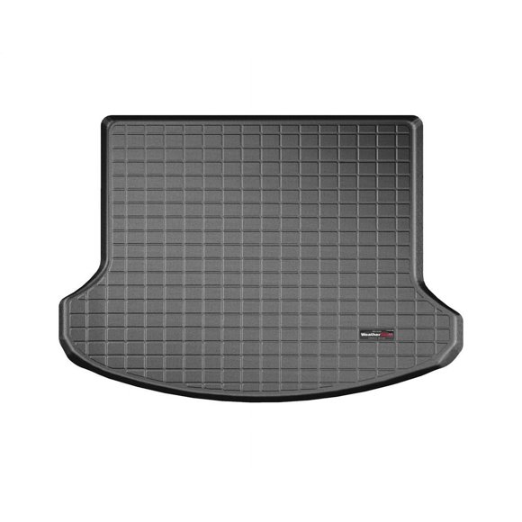 Weathertech Cargo Area Liner 40377 Direct Fit; Raised Edges; Black; Thermoplastic Elastomer TPE Injection Molded Material; Non-Skid