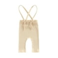 thumbnail image 1 of Thaisu Baby Boys Girls Suspender Trousers, Casual Street Solid Color Spring Fall Summer Pants, 1 of 8