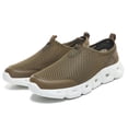thumbnail image 6 of Men's Trainers Shoes Lassless S𝗅ip On Sneakers Hollow Out Mesh Breathable Shoes Lightweight Wide Width Sports Shoes for Workout Gym Driving Hiking Running, 6 of 7