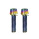 thumbnail image 1 of Naiovety Tornillos de rosca fina M5 de colores brillantes, 12 Uds., para mango de freno de bicicleta, soporte para hervidor, juego de pernos de fijación Ciclismo No.2 Naiovety OD010299-02, 1 of 1