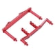 thumbnail image 2 of Aluminum Alloy Front and Rear Body Mounts with Body Posts for Traxxas Slash 2WD 1/10 RC Car Red, 2 of 5