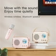 thumbnail image 4 of Retro mini speaker portable wireless Bluetooth speaker microphone outdoor karaoke, 4 of 8