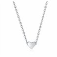 thumbnail image 2 of Collar de plata pura para mujer, collar pequeño en forma de corazón, regalo de cumpleaños y para cualquier ocasión, 2 of 5