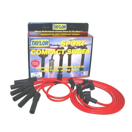Taylor Wire / Vertex 77284 TAY77284 8MM SPIRO-PRO CUSTOM 6 CYL RED Fits select: 1999 VOLKSWAGEN PASSAT, 1992-1994 VOLKSWAGEN CORRADO SLC