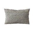 thumbnail image 5 of Plutus 18" x 18" Maze Chevron Luxury Throw Pillow in Blue, 5 of 9