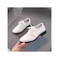 thumbnail image 4 of Ritualay Boys Dress Shoes Lace-Up Wedding Party Oxford Shoes White 11c, 4 of 6