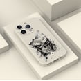 thumbnail image 4 of Obtenga la combinación perfecta de estilo y protección con una funda para teléfono plateada mate con gráficos vibrantes: adecuada para iPhone 15 Pro Max 14 13 12 Pro 11., 4 of 4