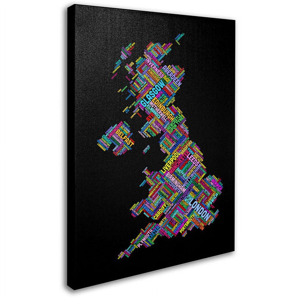 Trademark Fine Art "United Kingdom VII" Canvas Wall Art by Michael Tompsett