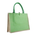 thumbnail image 3 of Bolso de hombro Casual de las Mujeres Sunnimix Bolso Del Totalizador Del Bloque Del color de lino para Hacer Compras verde Bolso Tote de Algodón para Mujer, 3 of 8