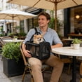 thumbnail image 5 of Cififendec Breathable Pet Carrier Bag, 18.11"×11.81", Foldable Portable Mesh Travel Handbag for Small Dog Cat Outdoor Walking Airline Approved Transport Tote, 5 of 5