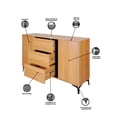 thumbnail image 3 of Credenza Recibidor, Mueble Multiusos Minimalista, Consola Organizador para Entrada,Sala u Oficina, Diseño Moderno y Duradero., 3 of 6