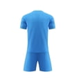 thumbnail image 4 of LWNYDPLSD Boys Soccer Jersey Set 2 Piece School Uniform Outfit for Teen Boys Training Team Sweatshirts+Summer Running Shorts Basketball Tracksuit Kids Boy Clothes, 4 of 4