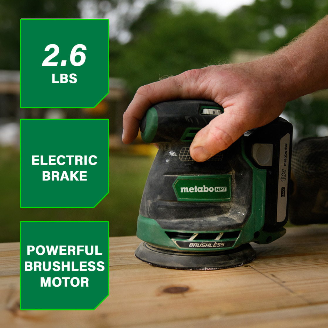Metabo HPT 18V Random Orbital Sander 5-Inch photo 2