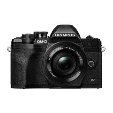 OM-D E-M10 Mark IV Camera & Digital ED 14-42 mm Lens Kit, Black