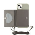 thumbnail image 1 of For Iphone 14 Crossbody Lanyard Wallet Card Bag Phone Case(Grey),iPhone 14 Pro, 1 of 5