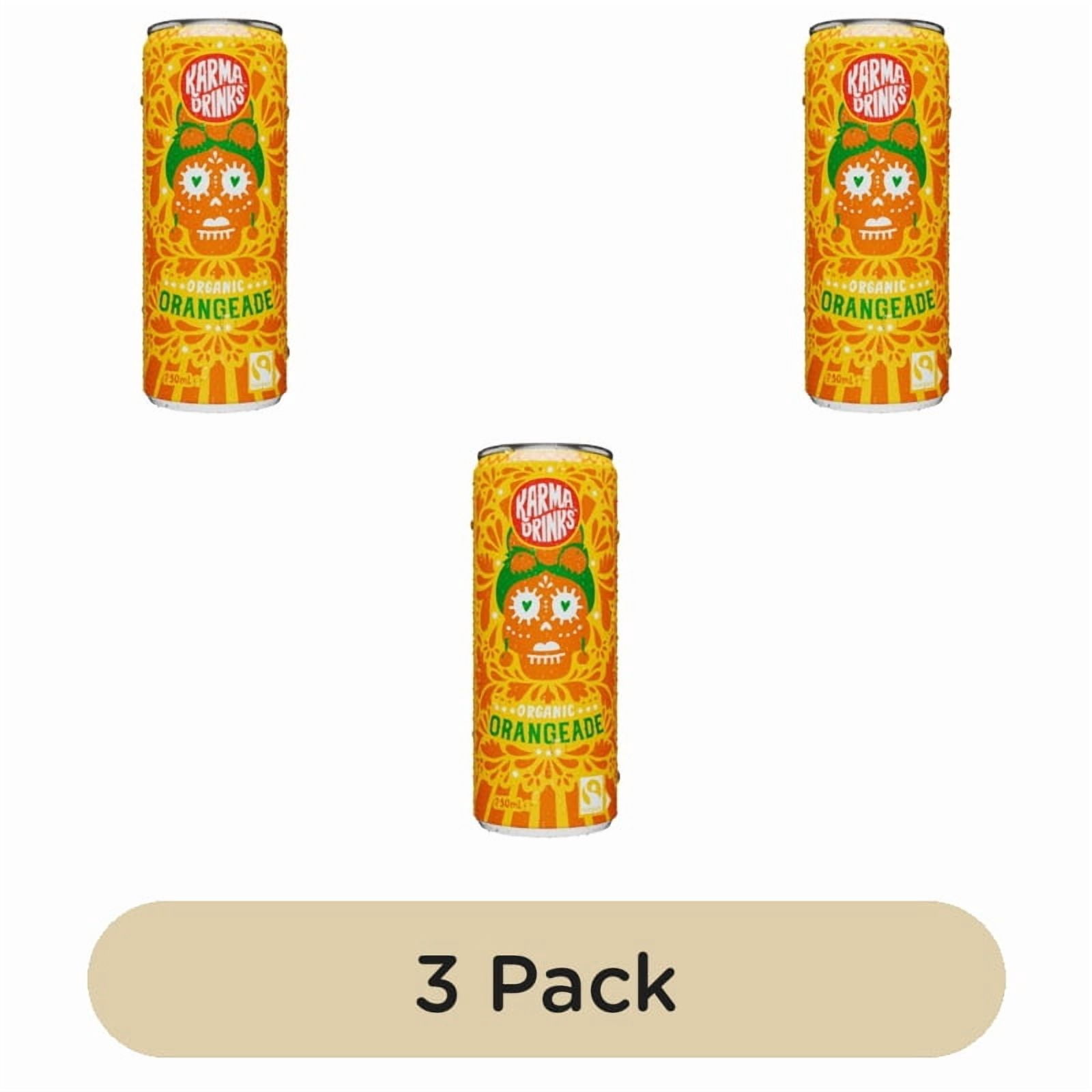 Karma Drinks Organic Orangeade 250ml, British Import (Pack of 3)