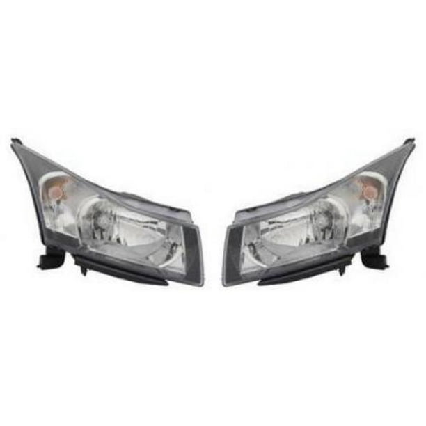 Go Parts Pair Set Oe Replacement For 2011 2012 Chevrolet Chevy Cruze Front Headlightss Headlamps Assemblies Front Housing Lens Cover Left Right Driver Passenger Replacement For Walmart Com Walmart Com
