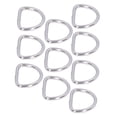 thumbnail image 4 of D Ring, 4x30x22mm Rust Resistance Welded D Rings Highly Polished  For Anchoring, 4 of 8