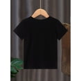 thumbnail image 2 of Camisetas elegantes de verano para niños con un bonito diseño de manga corta con un estampado de tren del alfabeto... 26 letras., 2 of 6