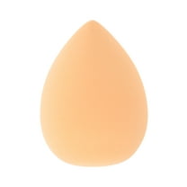 Unique Bargains 1 Set Teardrop Face Makeup Sponge for Bedrooms Light Orange Hydrophilic Polyurethane