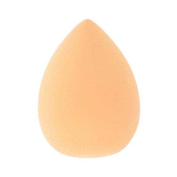 Unique Bargains 1 Set Teardrop Face Makeup Sponge for Bedrooms Light Orange Hydrophilic Polyurethane