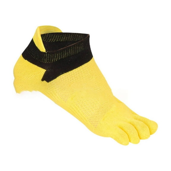 AUQ Crew Socks,Cotton Socks for Men,No Show Socks for Women,Yellow