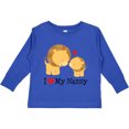 thumbnail image 3 of Inktastic I Love My Nanny Boys or Girls Long Sleeve Toddler T-Shirt, 3 of 5