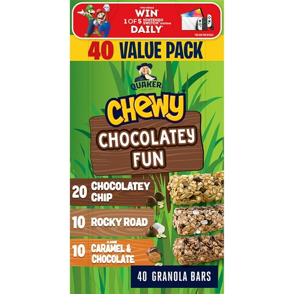 Quaker Chewy Chocolatey Fun Granola Bars, 960g