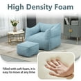 thumbnail image 7 of Homefun Bean Bag Chair for Adults & Kids -Plush Lounger Memory Foam Lazy Sofa Ottoman Durable for Patio/Living Room, 7 of 7