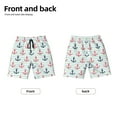 thumbnail image 2 of PAYOHTO Boy Swim Trunks Medium Size 10-12 Teens Boy Beach Board Shorts Stripes and Anchors Quick Dry Bathing Suit Swimwear, 2 of 9