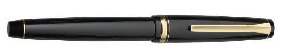 Pilot Namiki Falcon Collection Fountain Pen, Black with Gold Accents, Soft Fine Nib (60152)
