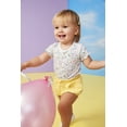 thumbnail image 2 of Garanimals Baby Girl Short Sleeve Print Rib Bodysuit, Sizes 0-24 Months, 2 of 4