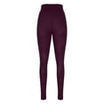 thumbnail image 5 of Chbgutlmr Leggings for Women High Waist Slim Workout Yoga Pants Tights Athletic Trousers Solid Color, 5 of 7