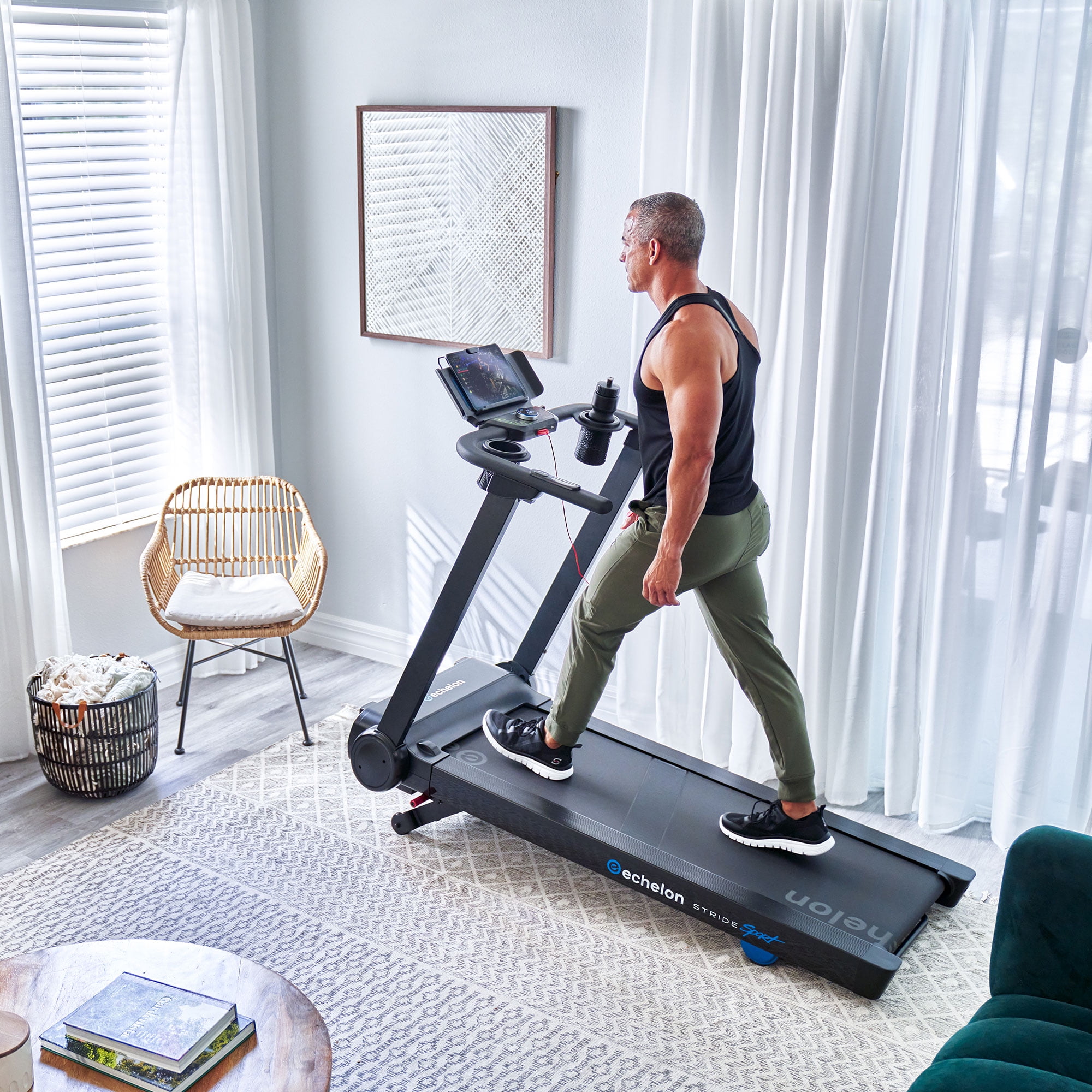 Echelon Stride Sport Auto-Fold Compact Treadmill Armenia Ubuy - Main Image