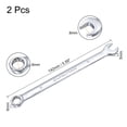 thumbnail image 2 of 2packs 8mm Combination Wrench with Offset 12-Point Box End and Angled Open End, 2 of 6