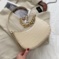 thumbnail image 1 of LinYooLi Sac à Main Style Simple pour Femmes en Cuir PU Motif Alligator Sac à Bandoulière Mode Féminine Pochette, 1 of 6