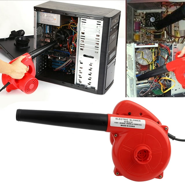 Soplador Eléctrico De Alta Potencia De 1000W Para Polvo Para La Computadora El Electrodoméstico De La Eliminación De Polvo De La Casa Roja