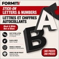 thumbnail image 2 of FORMIT LettNos noir/blanc, (Paquet de 300), 2 of 4