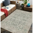 thumbnail image 3 of Tribal Boho Distressed Oriental Grey Green Area Rug Vintage Rug for Livingroom Bedroom Diningroom Non Shedding Farmhouse Office Floor Carpet 2x3ft, 3 of 7