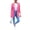 Rose Red, variant on Joernso Plus Size Autumn Fashion Office Lady Solid Color Blazer Long Sleeve Suit Jacket