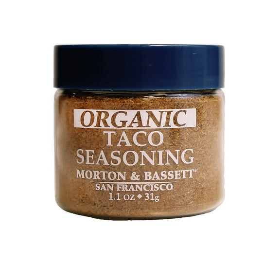 Morton & Bassett Organic Taco Seasoning, 1.1 oz – Spice Blend