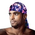 thumbnail image 1 of Tyche Durag Soyeux Royal Collection Soyeuse Ultra Extensible Camo Violet, 1 of 4