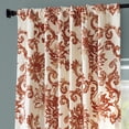 thumbnail image 4 of Indonesian Rust Printed Cotton Twill Curtain (1 Panel), Indonesian Rust, 50W X 120L, 4 of 6